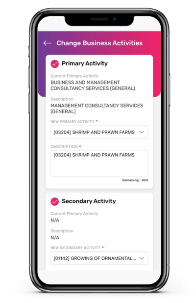 Change of Business Activities App Guide 4 400x617 1
