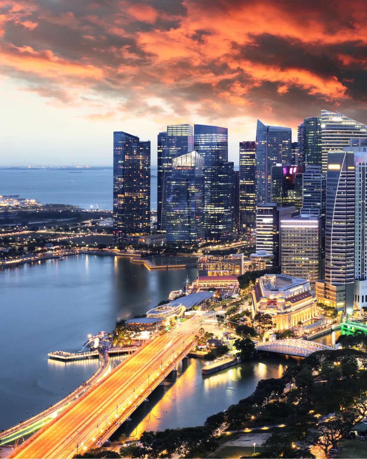 Singapore city view